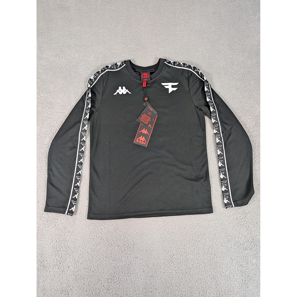 FaZe Clan Jersey Shirt Mens‎ Small Long Sleeve Esports Kappa Slim Fit New
